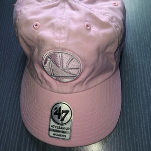 Golden state warriors hat pink